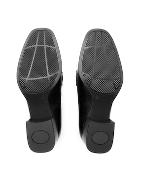 Mocasín Quirelli de piel para mujer