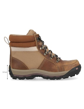 Bota arriba del tobillo Caterpillar de piel para mujer