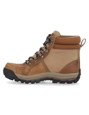 Bota arriba del tobillo Caterpillar de piel para mujer