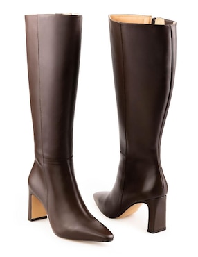 Bota a la rodilla Davenia de piel para mujer