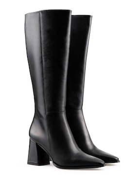 Bota a la rodilla Davenia de piel para mujer