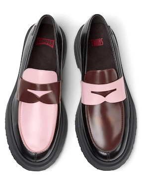 Mocasín Camper de piel para mujer