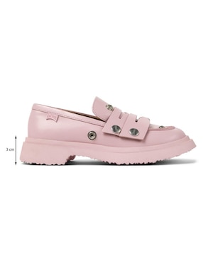 Mocasín Camper de piel para mujer