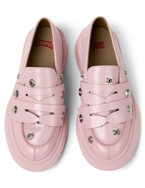 Mocasín Camper de piel para mujer