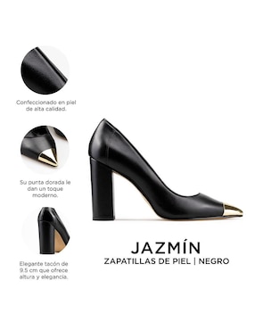 Zapatilla de piel Davenia