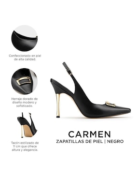 Zapatilla de piel Davenia