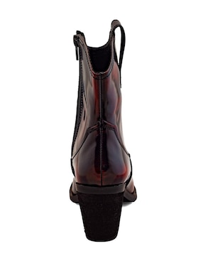 Bota cowboy arriba del tobillo Dasalo de piel para mujer