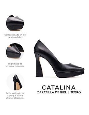 Zapatilla de piel Davenia