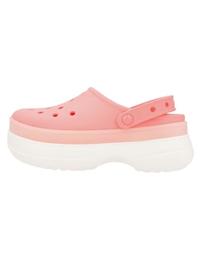 Sandalias Crocs Classic Frosted Stacked Clog para mujer