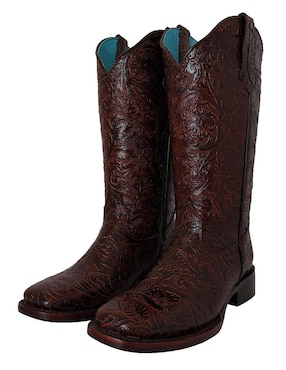 Bota cowboy media pierna BDP Botas de Pedro de piel para mujer