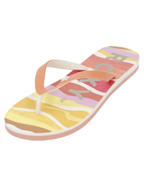 Sandalia plana Roxy Tahiti Ix para mujer