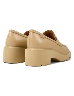 Mocasín Camper Milah de piel para mujer