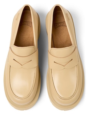 Mocasín Camper Milah de piel para mujer