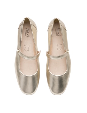 Balerina Flexi de piel para mujer