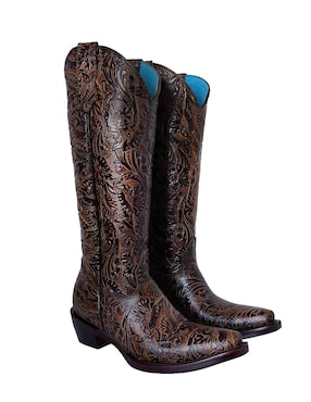Bota cowboy abajo de la rodilla Bdp Botas De Pedro de piel para mujer