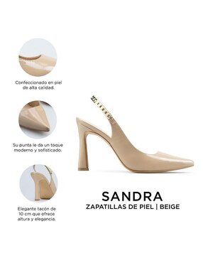 Zapatilla de piel Davenia