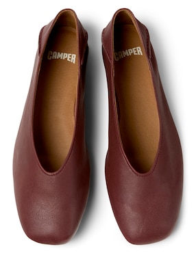 Balerina Camper Casi Myra de piel para mujer