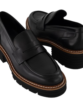 Mocasín Prada de piel para mujer