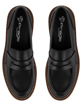 Mocasín Prada de piel para mujer