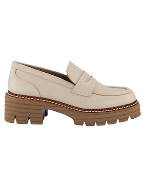 Mocasín Prada de piel para mujer