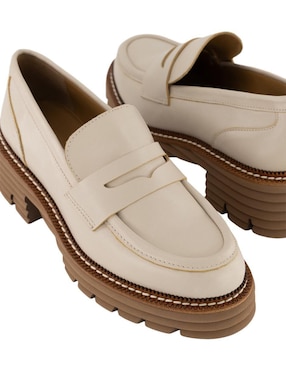 Mocasín Prada de piel para mujer