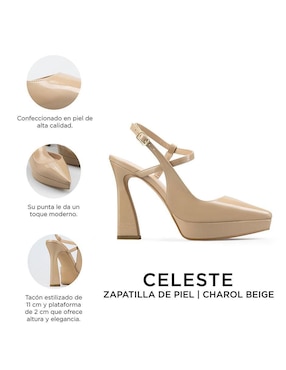 Zapatilla piel Davenia