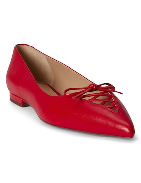 Balerina Lauren Ralph Lauren de piel para mujer