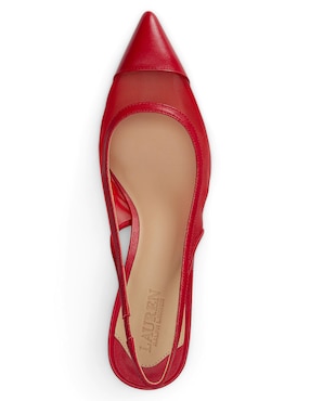 Zapatilla de piel Lauren Ralph Lauren