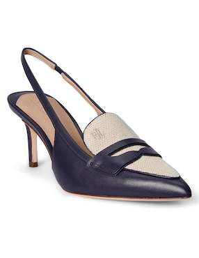Zapatilla de piel Lauren Ralph Lauren Nappa de Khloe