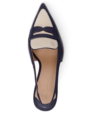 Zapatilla de piel Lauren Ralph Lauren Nappa de Khloe
