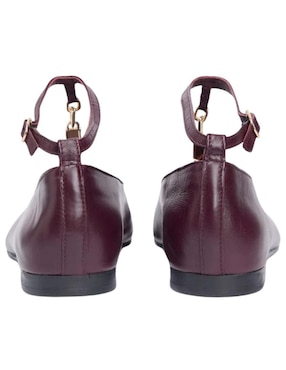 Balerina Tommy Hilfiger de piel para mujer