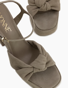 Sandalia de tacón Ivonne Detailed Soles para mujer