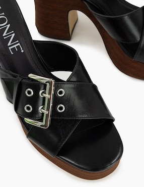 Sandalia de tacón Ivonne Detailed Soles para mujer