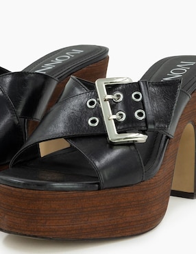 Sandalia de tacón Ivonne Detailed Soles para mujer
