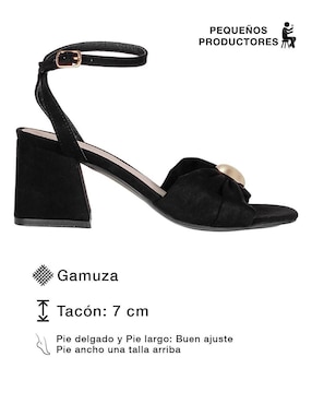 Sandalia Rbcollection para mujer