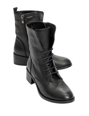 Botín al tobillo Forever & Always Shoes de piel para mujer