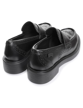 Mocasín Camper Twins de piel para mujer