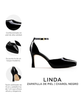 Zapatilla piel Davenia