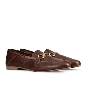 Mocasín Davenia de piel para mujer