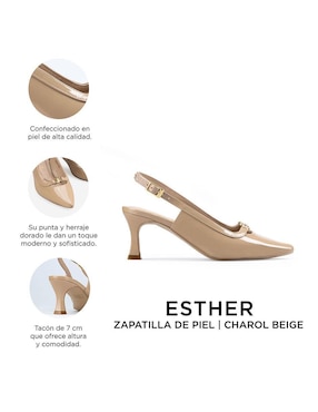 Zapatilla piel Davenia