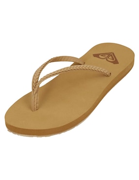 Sandalia plana Roxy Getaway para mujer