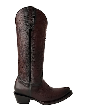 Bota cowboy abajo de la rodilla BDP Botas de Pedro de piel para mujer