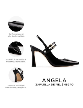 Zapatilla de piel Davenia