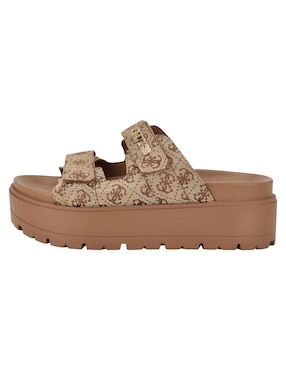 Sandalia plana guess para mujer