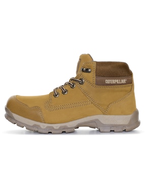 Bota arriba del tobillo Caterpillar de piel para mujer