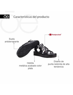 Sandalia plana Cloe para mujer