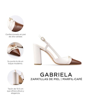 Zapatilla de piel Davenia