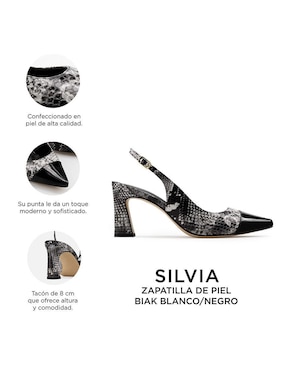 Zapatilla de piel Davenia