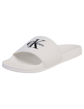 Sandalia plana Calvin Klein Ess Slide Cv para mujer