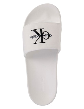 Sandalia plana Calvin Klein Ess Slide Cv para mujer